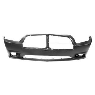 CarPartsDepot, Front Bumper Cover Primed w/o Adaptive Cruise Control Assembly, 352 172212 10 PM CH1000992 68092596AA Automotive