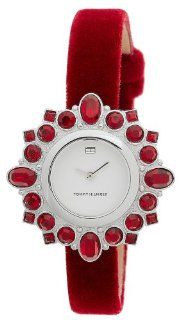 Tommy Hilfiger Women's 1700335 Crystal Accented Red Velvet Watch at  Women's Watch store.