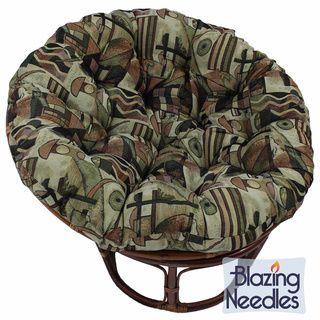 Blazing Needles Contemporary Collection 44 inch Tapestry Papasan Cushion Blazing Needles Throw Pillows