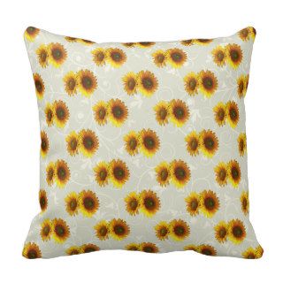 Sunflowers   I've Got Your Back Throw Pillow