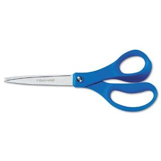 Fiskars Scissors, Right Hand, 8 Inches Straight, 3.5 Inch Cut, Blue (1275887797) 
