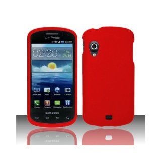Red Hard Cover Case for Samsung Galaxy S Stratosphere SCH i405 Cell Phones & Accessories