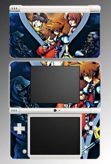 Kingdom Hearts 358/2 Birth by Sleep Roxas Sora Mickey Mouse Goofy Donald Video Game Vinyl Decal Cover Skin Protector for Nintendo DSi XL Video Games