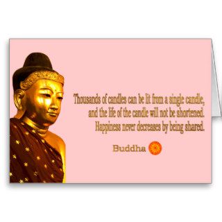 Buddha Quote   The way is not in the skyCard