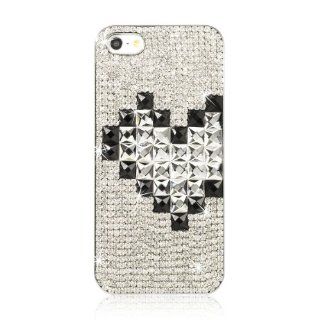 XCSOURCE 3D Bling Case Handmade Glitter Crystal Back Case Cover For Apple iPhone 5 5S PC406 Cell Phones & Accessories
