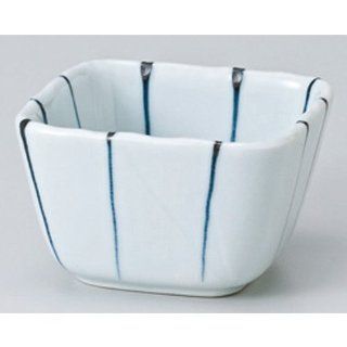 Japanese Ceramic Bowl 3.6 angle stripe [9cm x 9cm x 5.7cm] kgr061 407 477 Kitchen & Dining