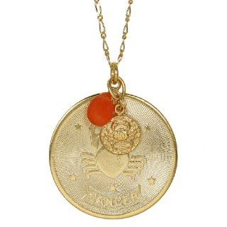 Cancer Zodiac Pendant Necklace Jewelry