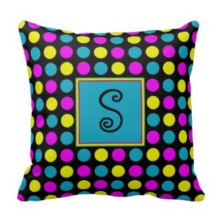 Polka Dots in PBY to Customize Throw Pillows
