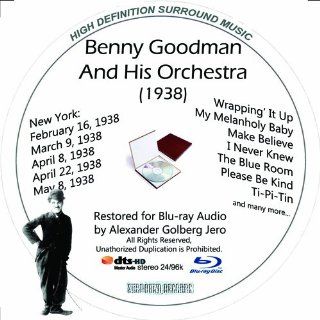 Benny Goodman (1938) And His Orchestra Restored For Blu ray Audio Featuring Audio Disc Produced with Short Films by Charly Chaplin Benny Goodman And His Orchestra, Benny Goodman Movies & TV