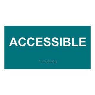 ADA Accessible Braille Sign RSME 365 WHTonBHMABLU Handicap Assistance  Business And Store Signs 