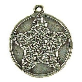 Pentacle Wiccan Pewter Pendant Jewelry