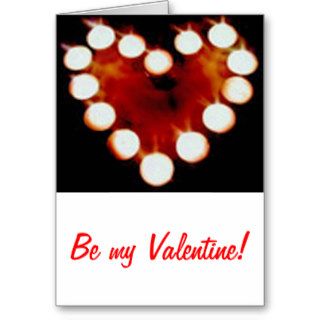 Love Candles Valentine card