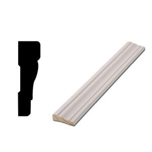 Woodgrain Millwork WM 356 11/16 in. x 2 14 in. x 84 in. Prime Finger Jointed Casing Propack 108378