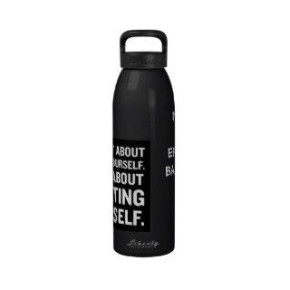 Creating Yourself Motivational Bottle Water Bottle