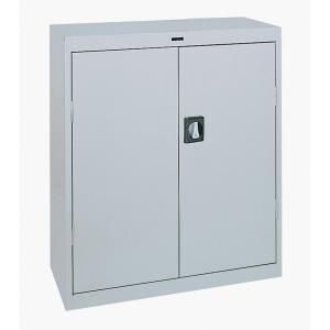 Sandusky 36 in. W x 42 in. H x 18 in. D Freestanding Steel Cabinet in Dove Gray EA2R361842 05