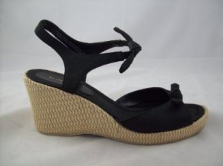 Liz Claiborne Women's 'Randa' Fashion Heel Sandal (9.5M, Black) Shoes