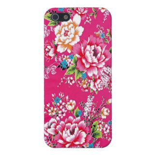 Retro Chinese Hakka Traditional Floral Pattern Cover For iPhone 5