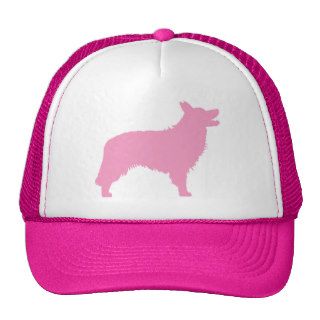 Border Collie (pink) Hats