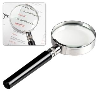 BasAcc 50 mm 10X Handheld Magnifier Glass BasAcc Magnifiers