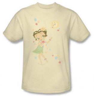 Betty Boop Hula Flowers T Shirt Clothing