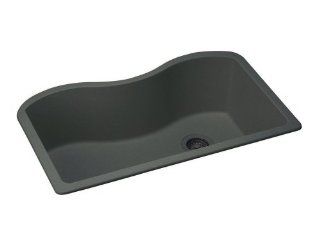 Elkay ELGUS3322RGY0 Harmony 20" x 33" Single Basin Undermount Granite Composite Kitchen Sink, Dusk Gray    