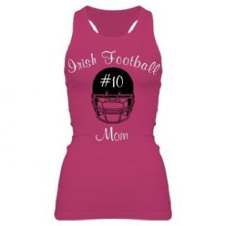 Football Mom Custom Junior Fit Sheer Racerback Tank Top Clothing
