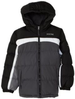Pacific Trail Boys 8 20 Heavy Weight Puffer Jacket, Charcoal, 8 Clothing