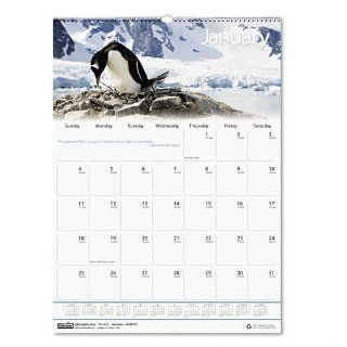 HOD373   Earthscapes Wildlife Scenes Monthly Wall Calendar 