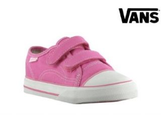 Vans Kid's Big School Skate Shoe (Toddler) Size 10 Pink/White Shoes