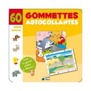 Bbs animaux pochette de 60 gommettes repositionnables 9782758307174 Books