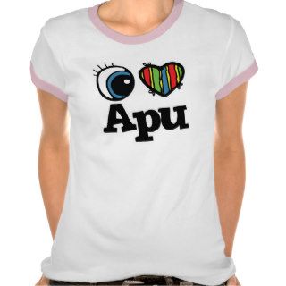 I Heart (Love) Apu Tee Shirts