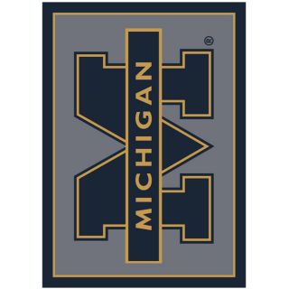 University of Michigan Logo Rug (3'10 x 5'4) 3x5   4x6 Rugs