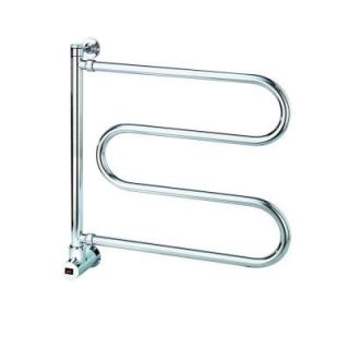 Mr. Steam W500 Wall Mounted Pivoting 4 Bar Electric Towel Warmer in Brushed Nickel W500BN