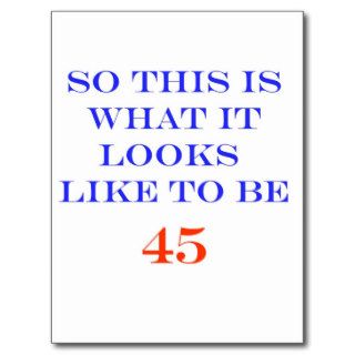 45 What It Looks Like Postcards
