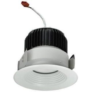 Nora Lighting NLEDC 42230WW 4" LED Dedicated Diamond II Baffle   White   Ceiling Lights Recessed Lighting  