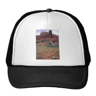 Red Church of Holy Cross flowers Hats