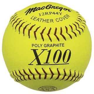MacGregor MAC 44/375 ASA Poly SFT  Slow Pitch Softballs  Sports & Outdoors