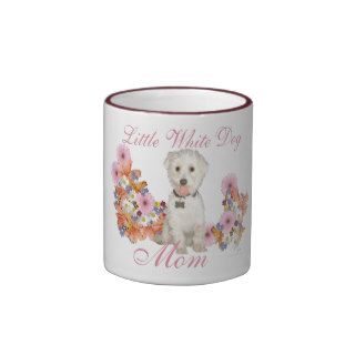 Little White Dog Mother's Day    Maltese Mugs