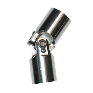 Belden SS NB UJ1000X1/2 Needle Bearing Single Universal Joint, Stainless Steel, 1/2" Bore, 1" OD, 3.375" Overall Length Pin And Block Universal Joints