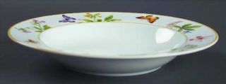 Gorham Butterfly Menagerie Soup/Cereal Bowl, Fine China Dinnerware   Butterflies