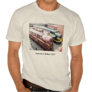 PRR E8A 5809 and ERIE E8A 833 @ Steamtown T shirt