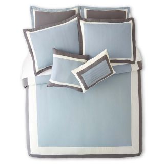 Classic Essentials 8 pc. Comforter Set, Blue/Gray