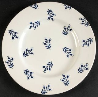 Ralph Lauren Kate Reversed Salad Plate, Fine China Dinnerware   Blue Flowers, Of