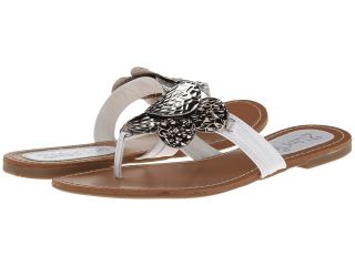 2 Lips Too Coined Womens Sandals (White)