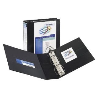 Avery Durable View Binder with Two Booster EZD Rings, 3 Capacity   Black