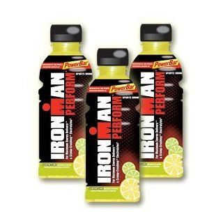 PowerBar Ironman Perform 20oz Sports Drink   Lemon Lime   Box of 12  Grocery & Gourmet Food