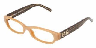 Dolce & Gabbana Women's 3064 Beige / Brown Horn Frame Plastic Eyeglasses, 49mm Health & Personal Care
