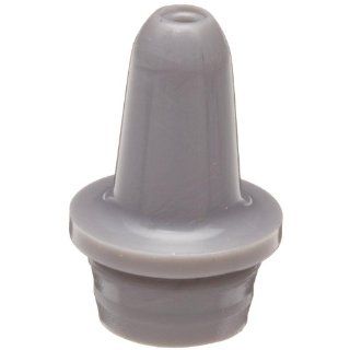 Wheaton 242415 Gray Polyethylene Dropping Bottle Tip for 13 425 Screw Cap and 6mL Dropper Bottle, 13mm Diameter (Case of 100) Science Lab Dropping Bottles