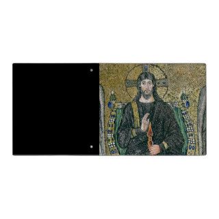 Christ enthroned with the angels vinyl binder