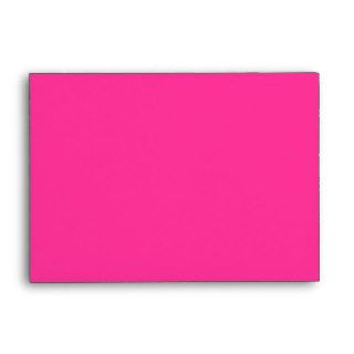 Blank Custom A6 Hot Pink Card Envelopes